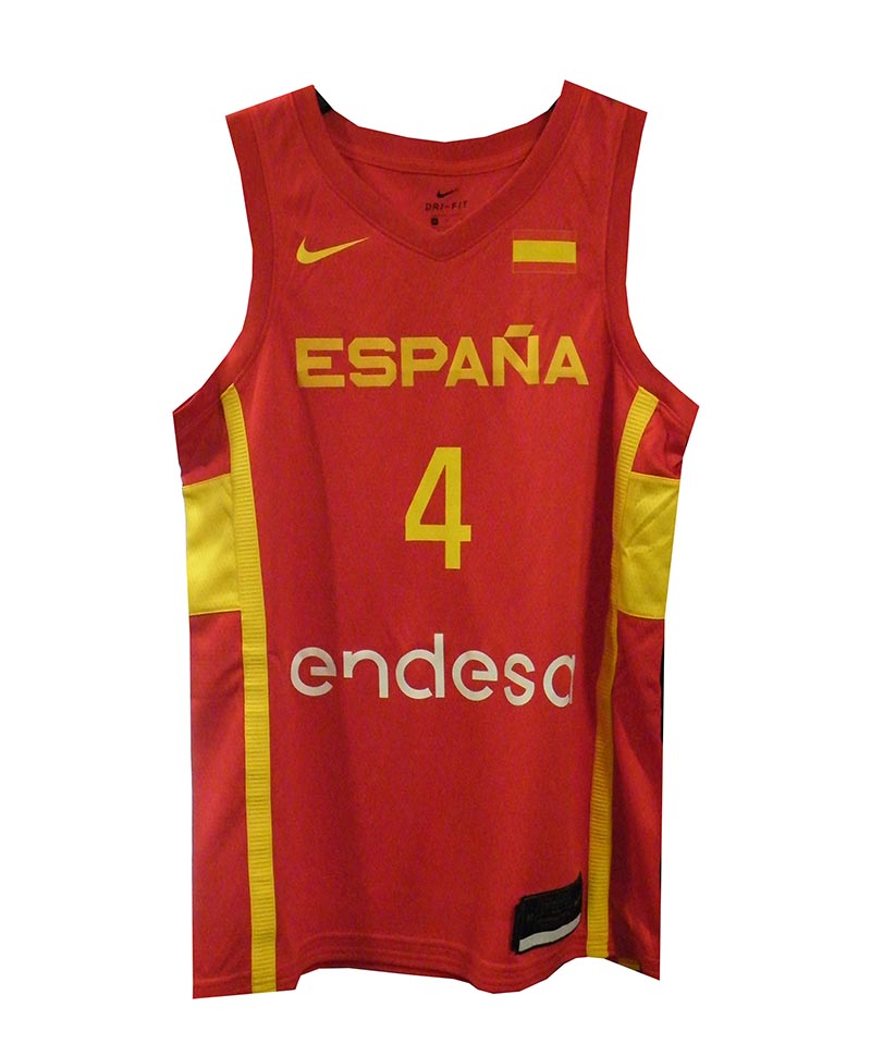 Nike Camiseta Replica Española de Baloncesto #4 GASOL#