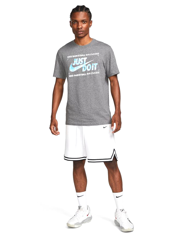 Especializarse Contestar el teléfono Post impresionismo Nike Dri-FIT Basketball T-Shirt "Charcoal"