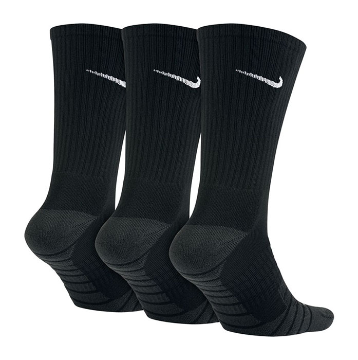 Nike Dry Cushion Crew Training Sock "Black" Pair)