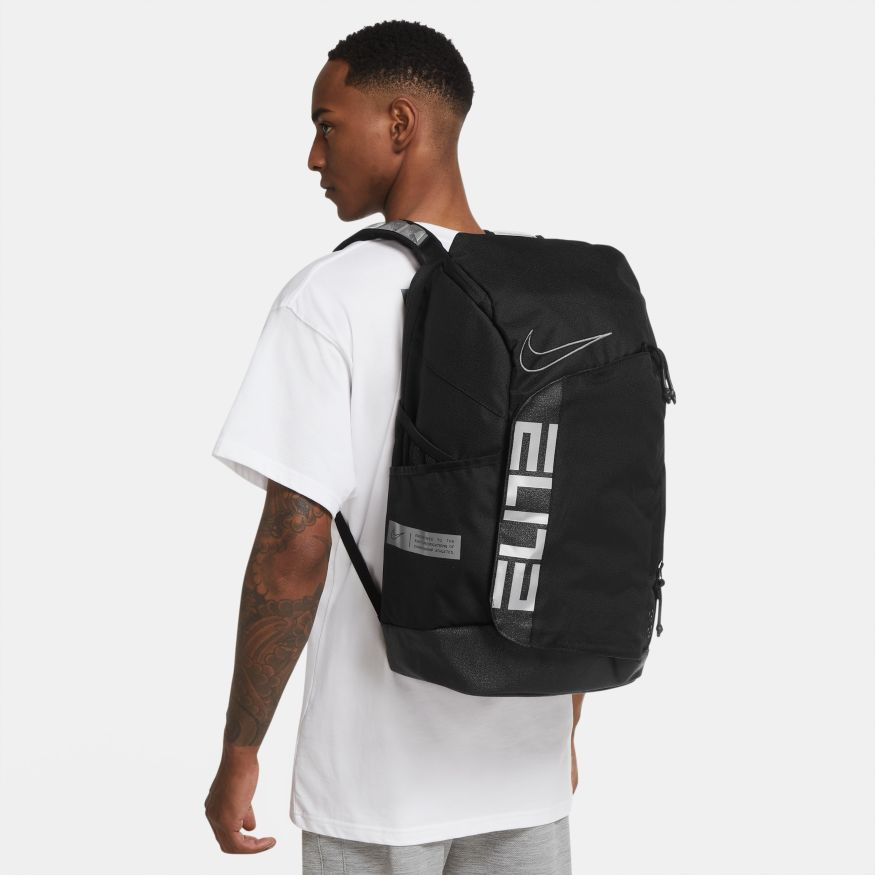 reptiles Casco varonil Nike Elite Pro Basketball Backpack (32L) "Black-Cool Grey"