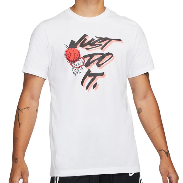 Red de comunicacion Ahora Apretar Nike "Just Do It" Basketball T-Shirt (100)