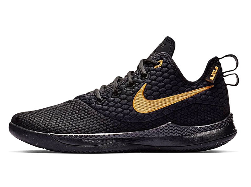lebron gold and black