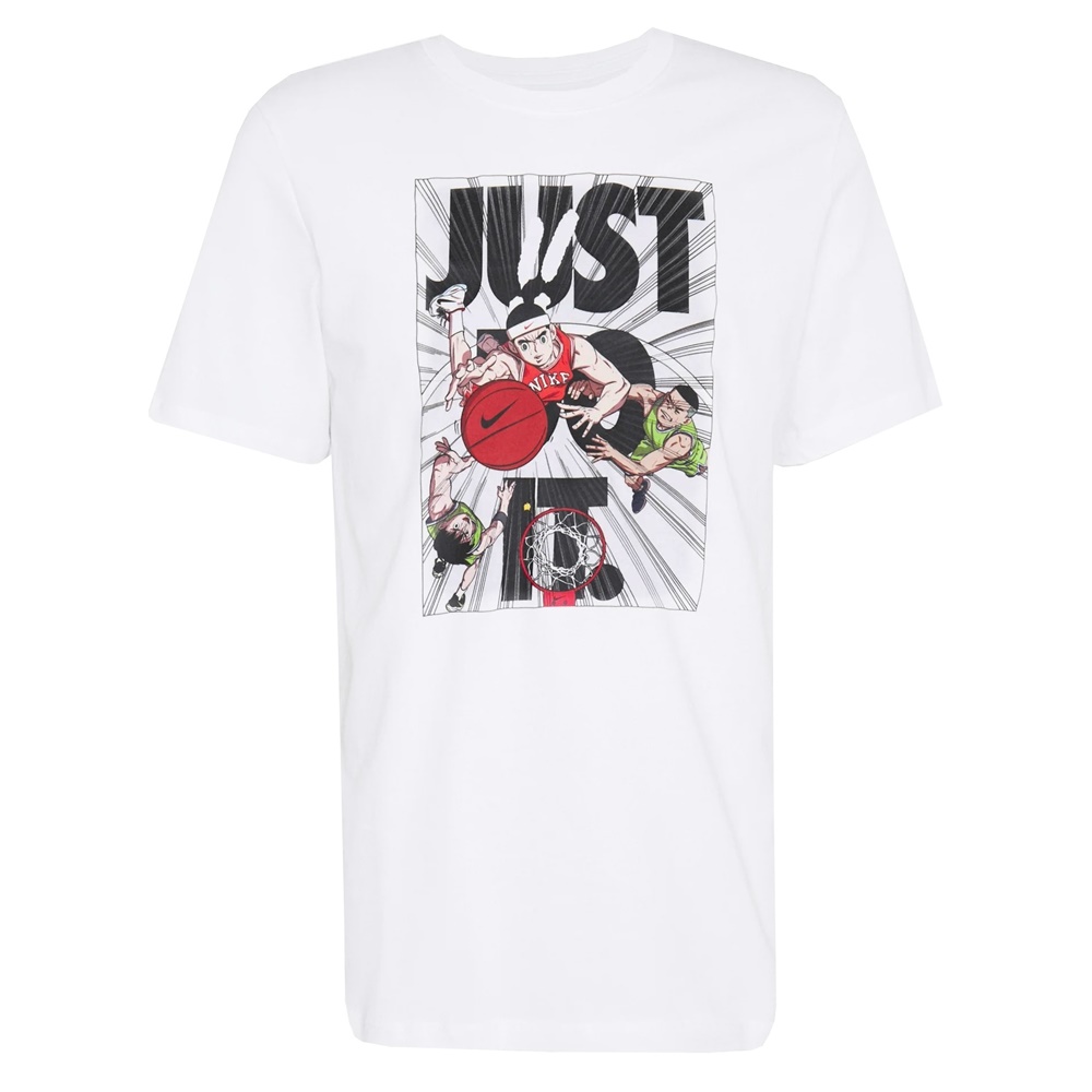 cruzar aritmética falda Nike Manga Just Do It Men's Basketball T-Shirt "White"