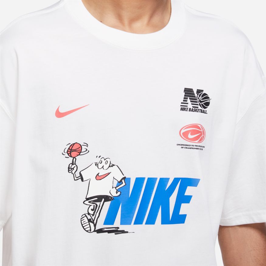 Nike Basketball T-Shirt "White" - manelsanchez.com