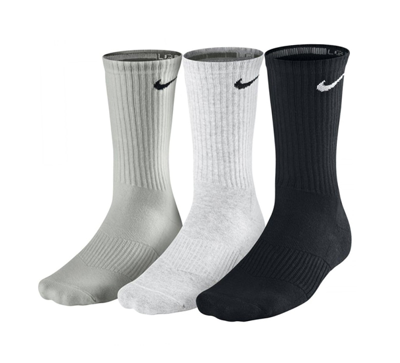 nike cushioned trainer socks