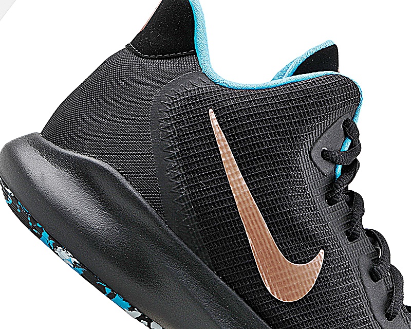 nike precision 3 black and blue