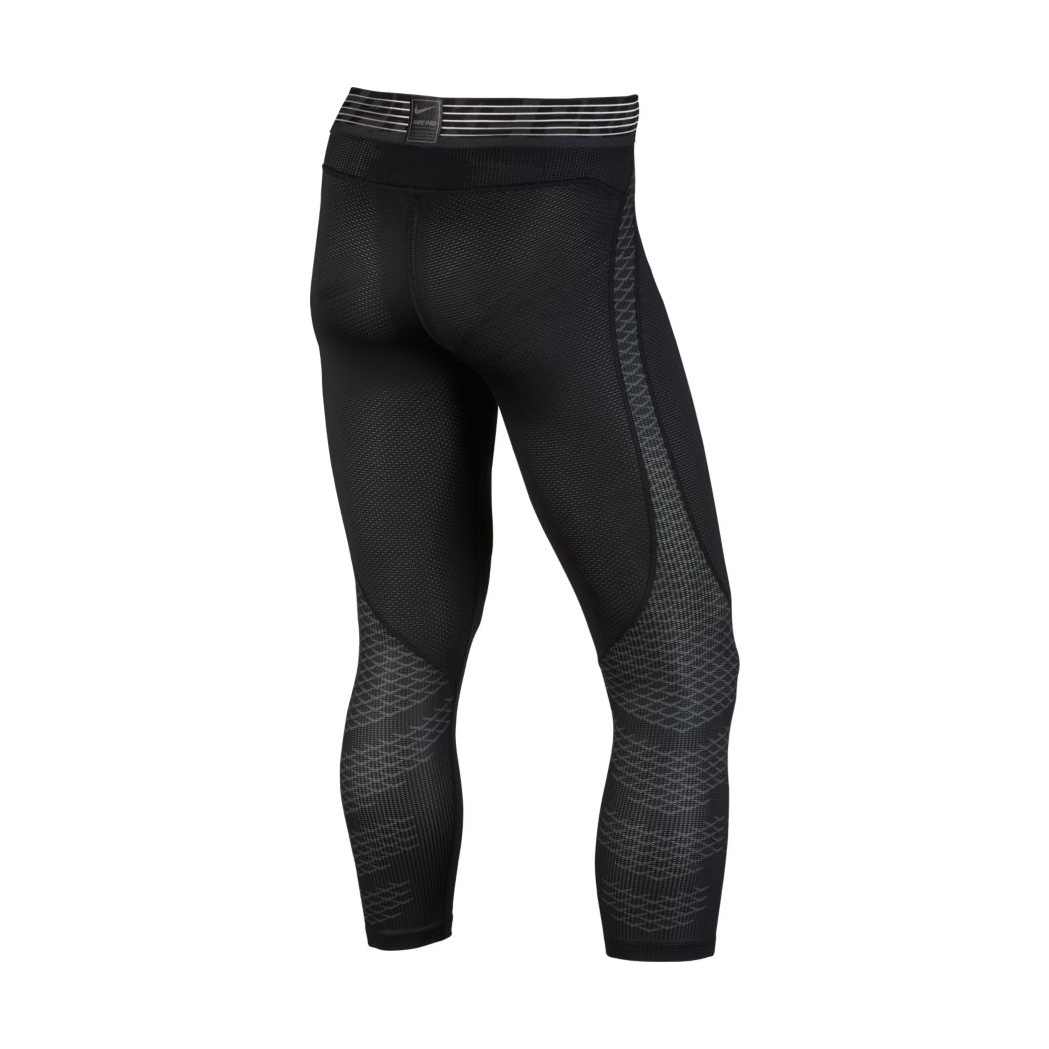 Implacable Clip mariposa oro Nike Pro Hypercool Tight 3Qt (010/black/anthracite/cool grey)