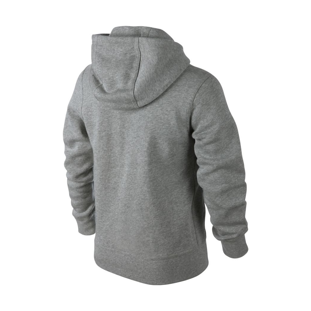 Mujer joven Judías verdes judío Nike Sportswear Brushed Fleece Full-Zip Hoodie boys (063/dk grey