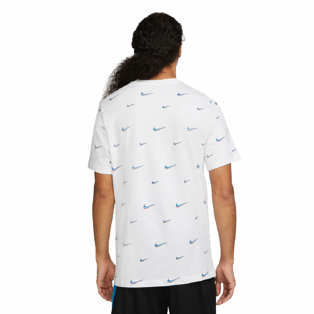 pronto cortina Gallina Nike Swoosh Ball Men's Basketball T-Shirt "White"