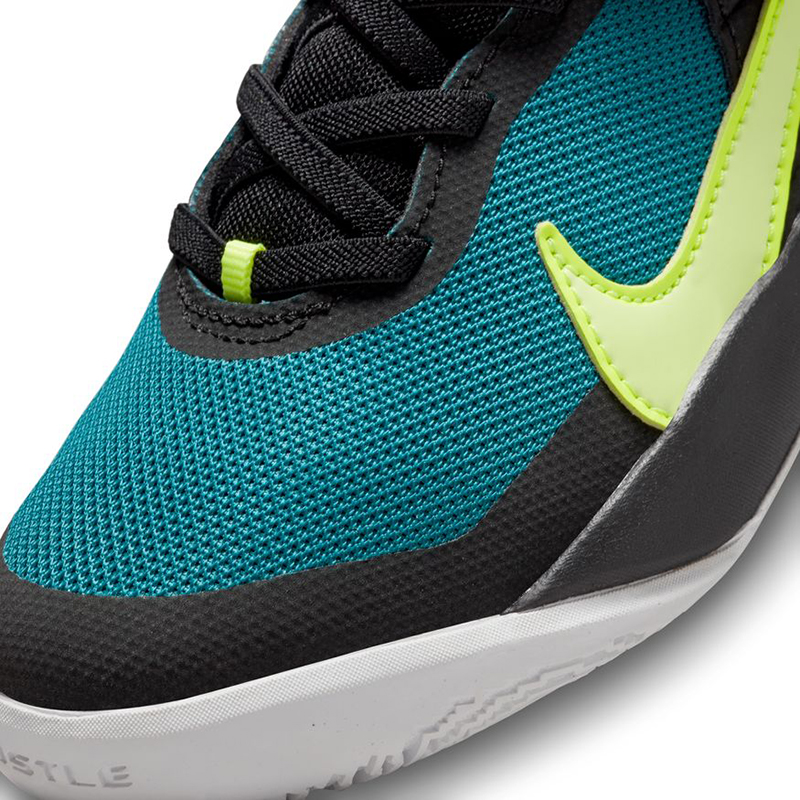 Leeds frente Periódico Nike Team Hustle D 10 FlyEase "Spruce Volt"