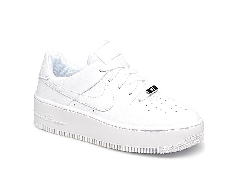 nike sage white low