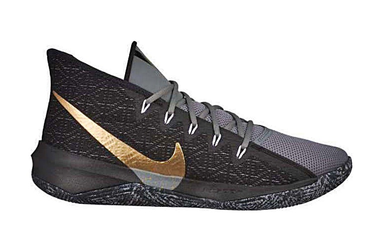 nike zoom gold and black