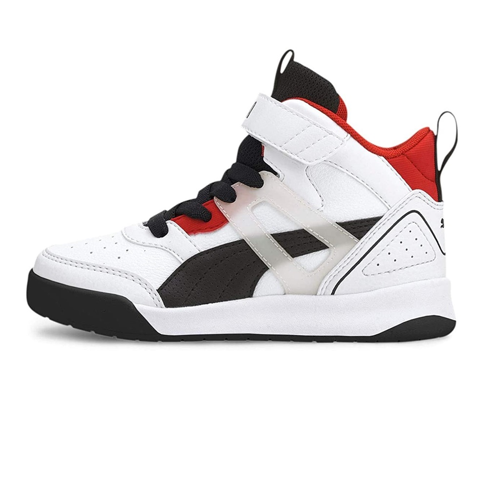 kids white pumas