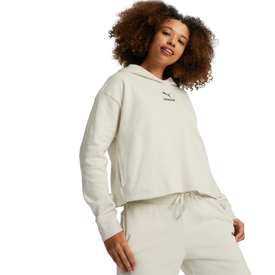 Sudadera Mujer Puma Better Essentials Beige