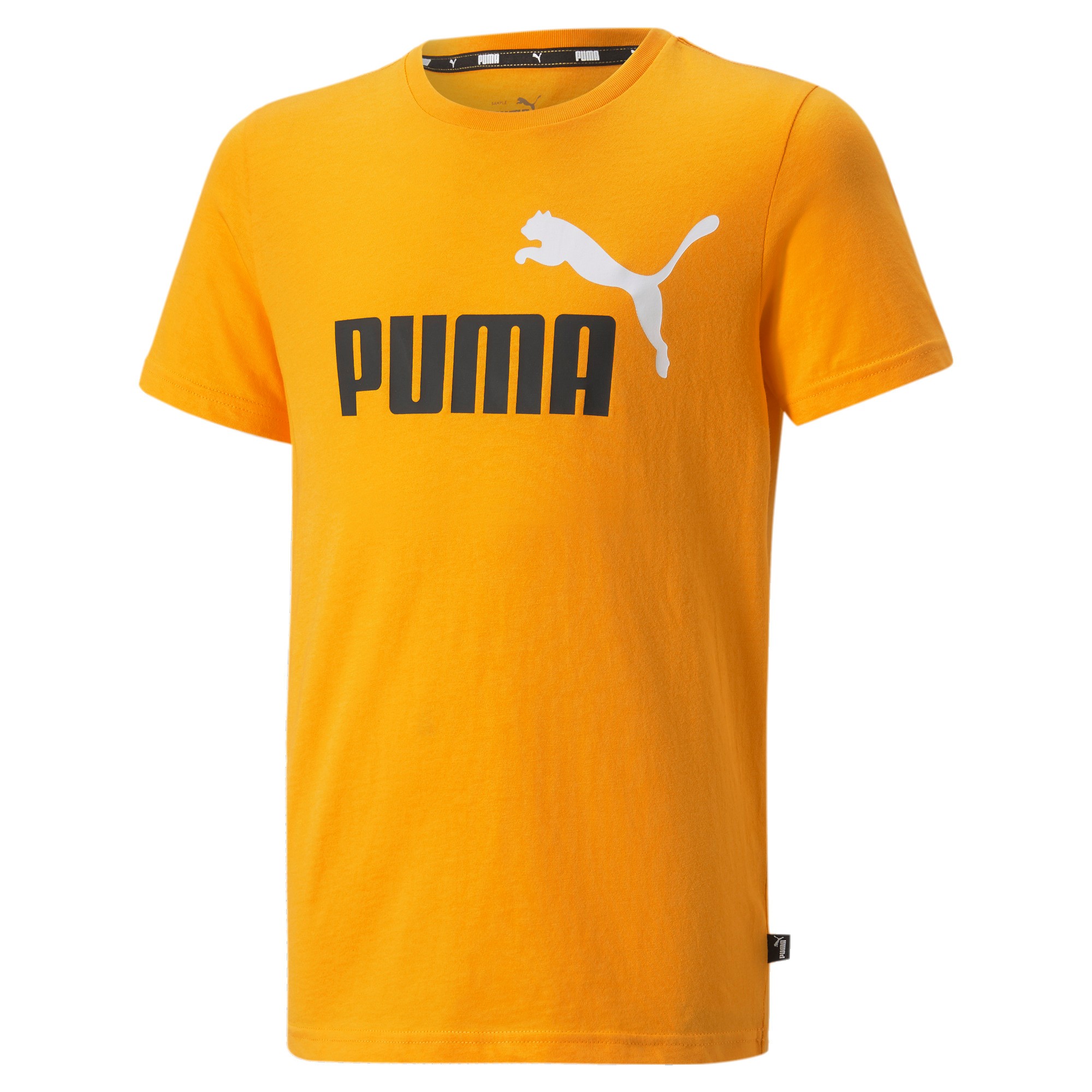 asignar toma una foto En particular Puma ESS+ 2 Col Logo Tee Jr (Tangerine) - manelsanchez.com