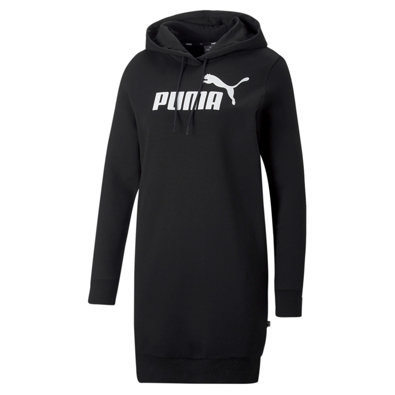 Puma ESS Logo Hooded FL (black) - manelsanchez.com