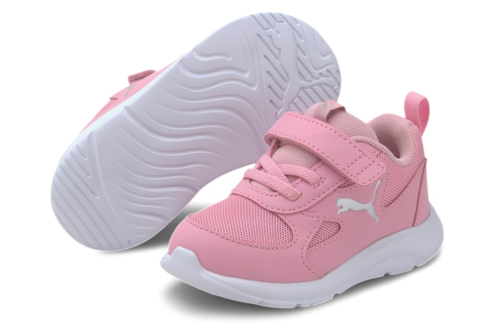 Tenis Puma Fun Racer Flamingo Niña 383133 01 Casual Rosa