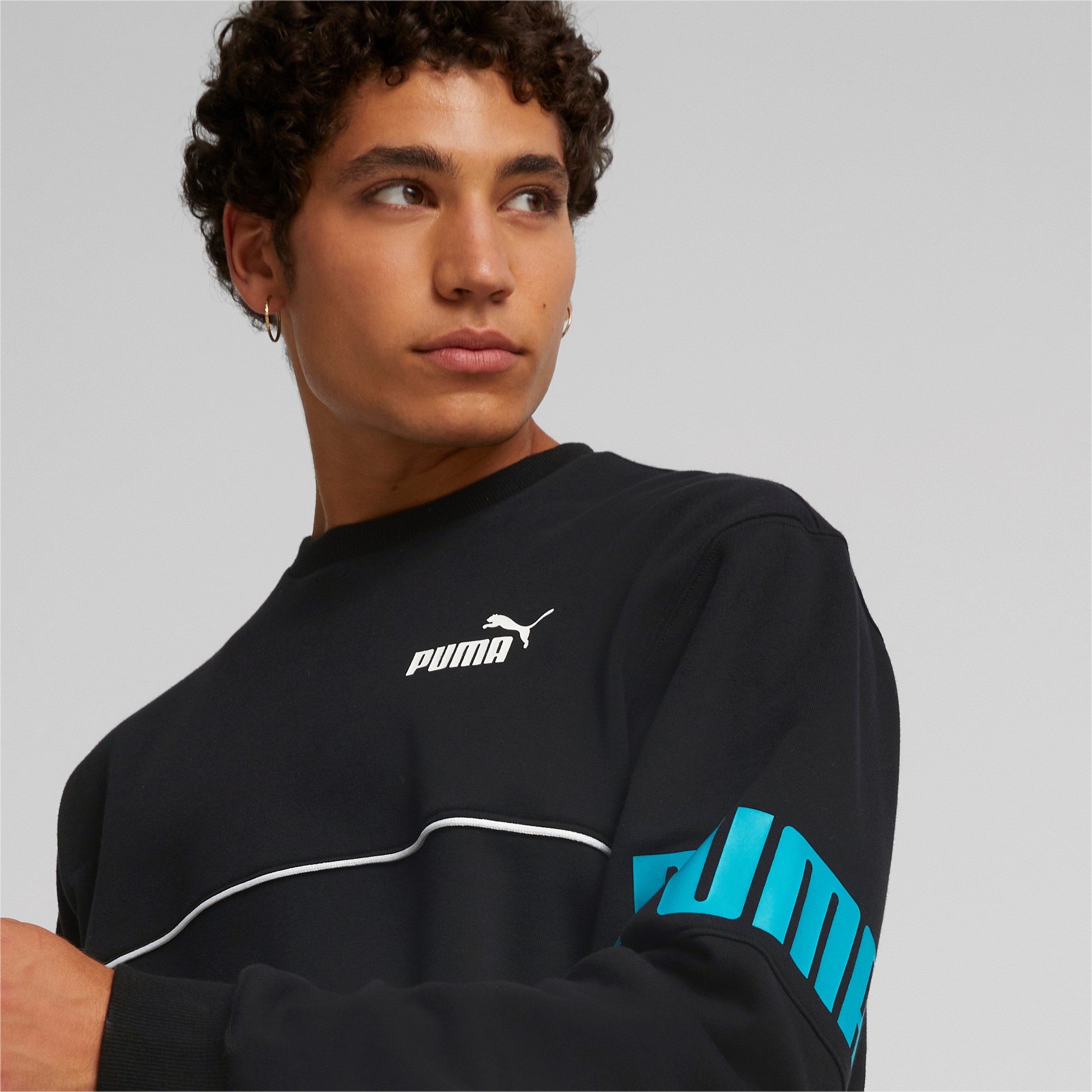 Puma Power Colorblock Crew (black) - manelsanchez.com