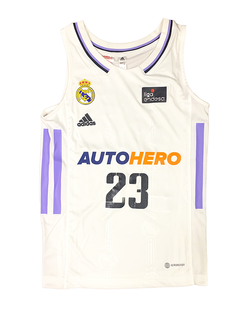 Real Camiseta Basket Niñ@ Equipación # 23 LLULL #