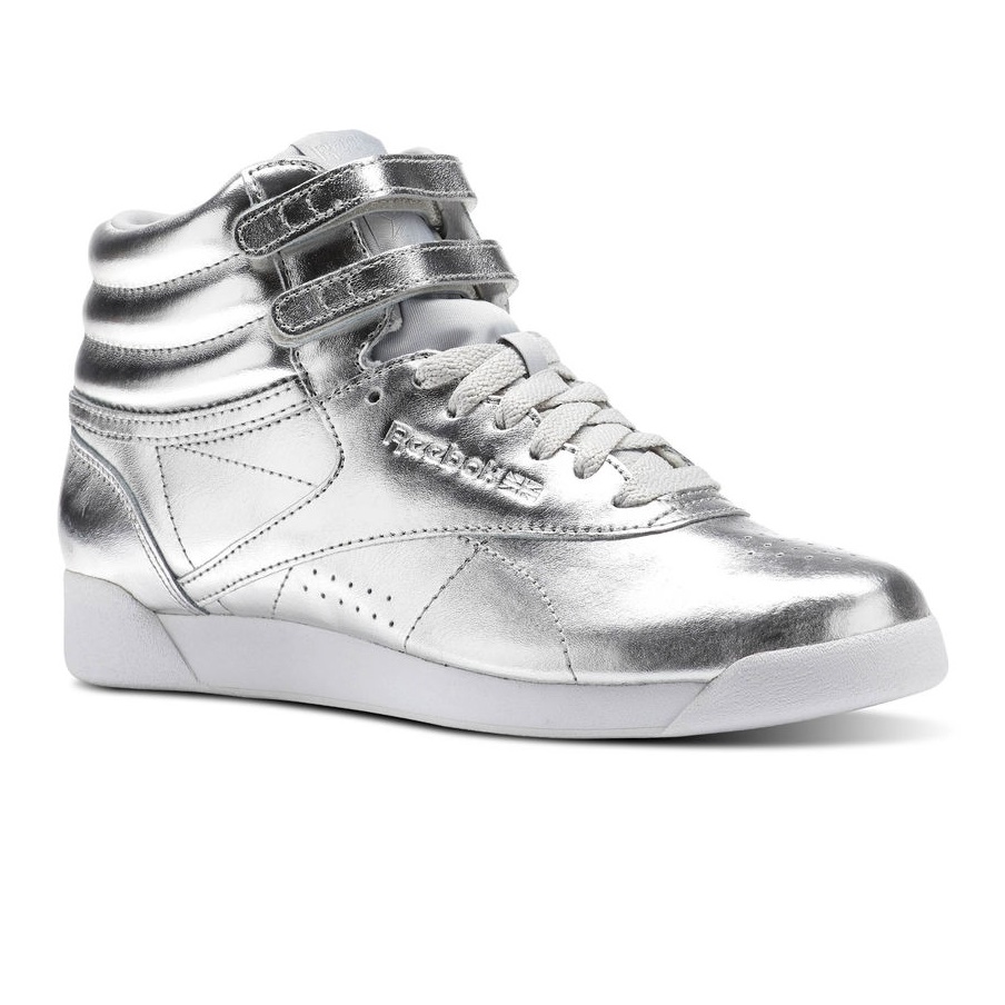 Reebok Calssic Freestyle Hi Metallic Gloss