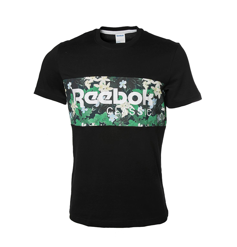 camisetas reebok negro