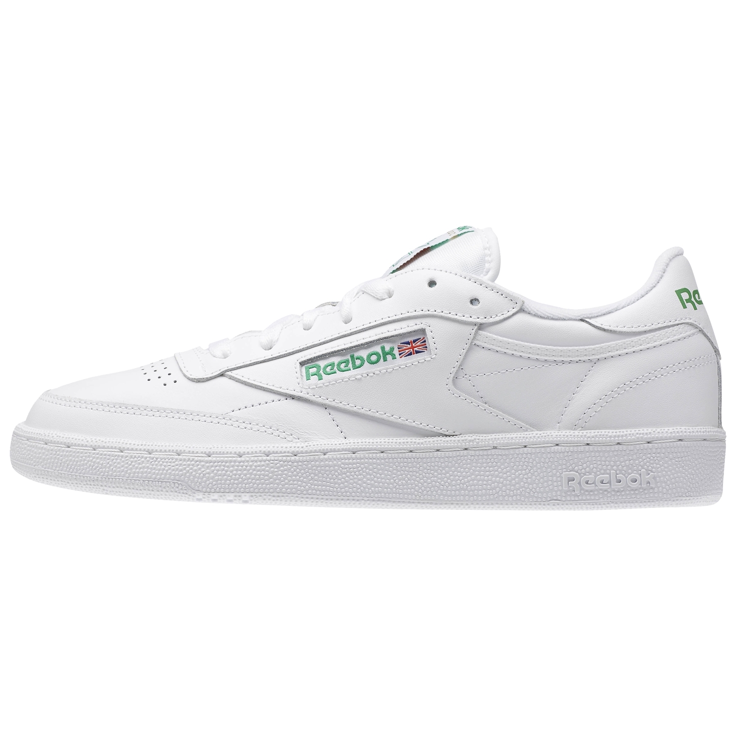 reebok club c 85 leather trainers