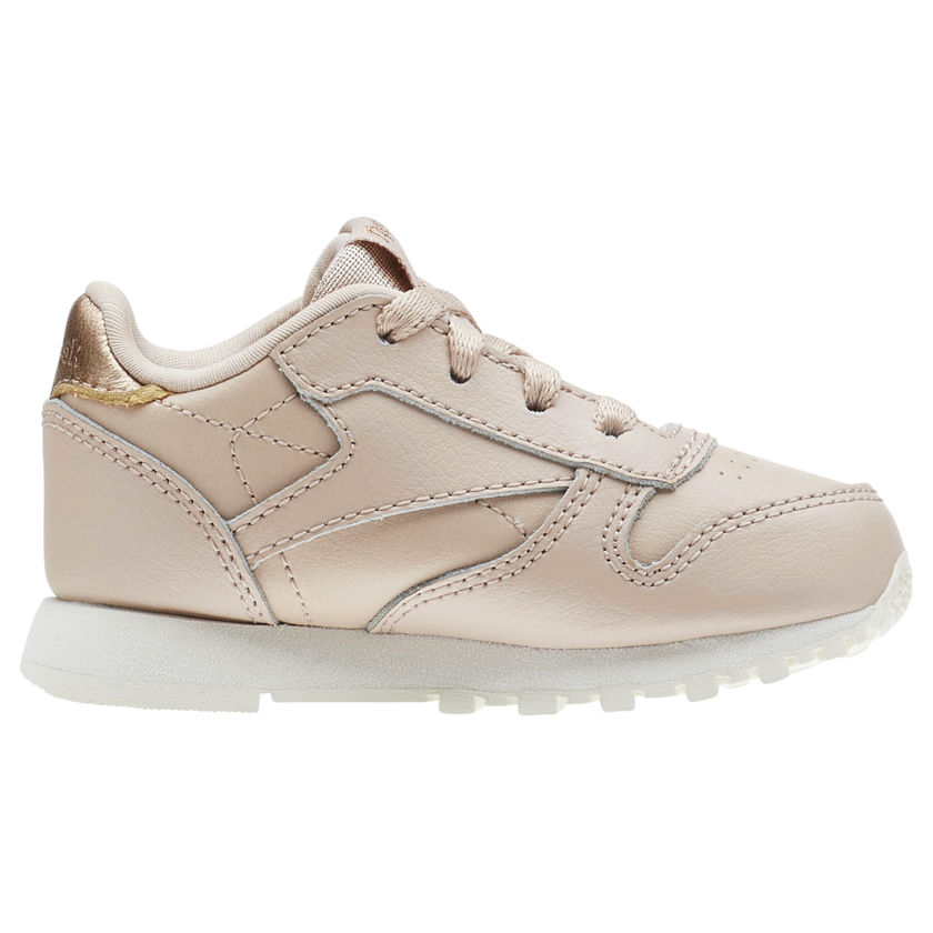 Maryanne Jones escarabajo Ru Reebok Classic Leather Infants (Rm-Bare Beige/Chalk)