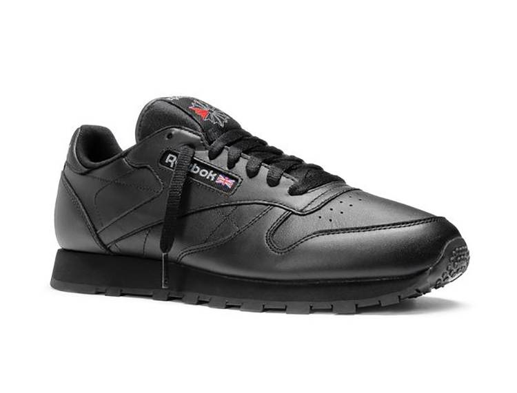 reebok classic black leather