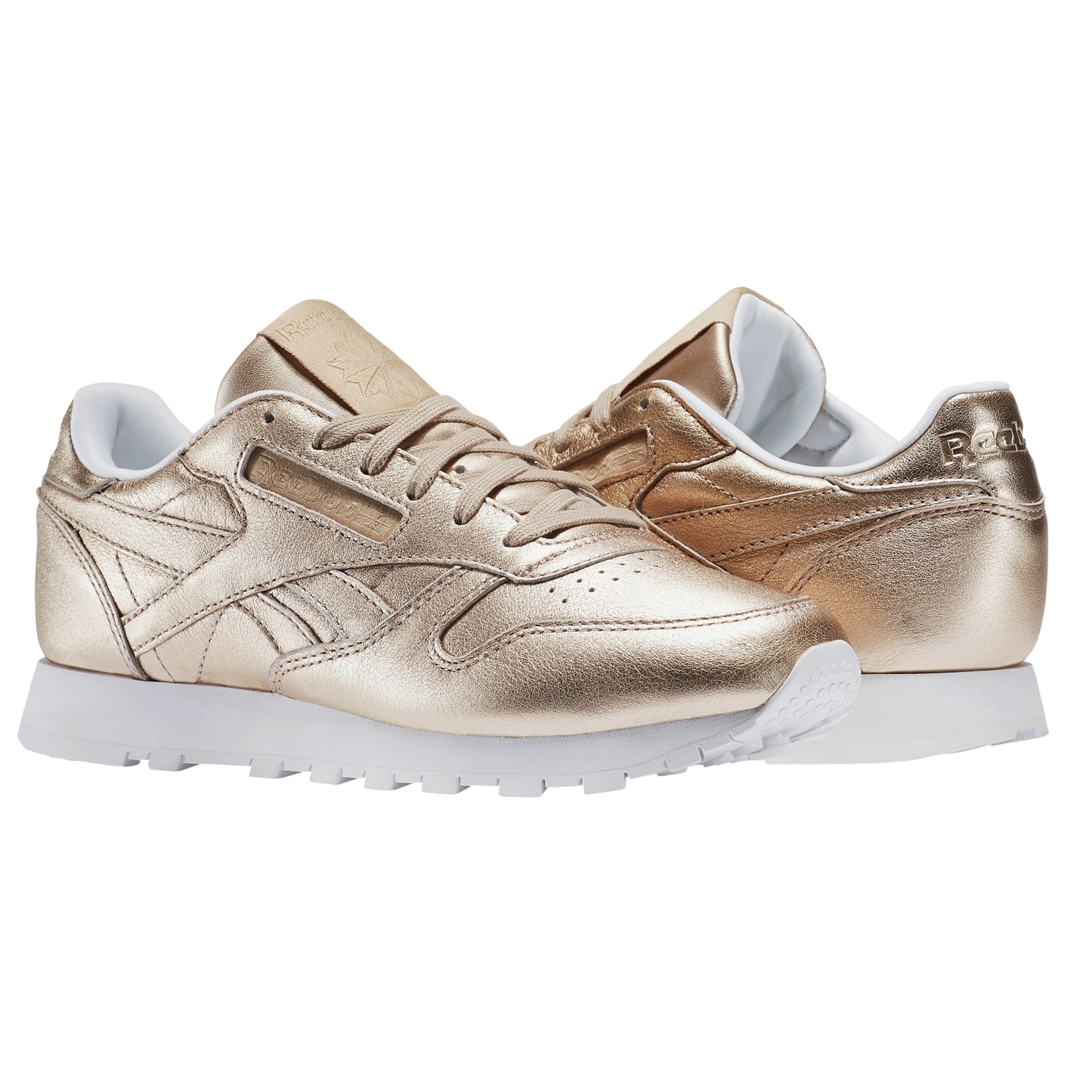 Reebok Classic Leather "Metallic Pearl" (Pearl Met / Peach /