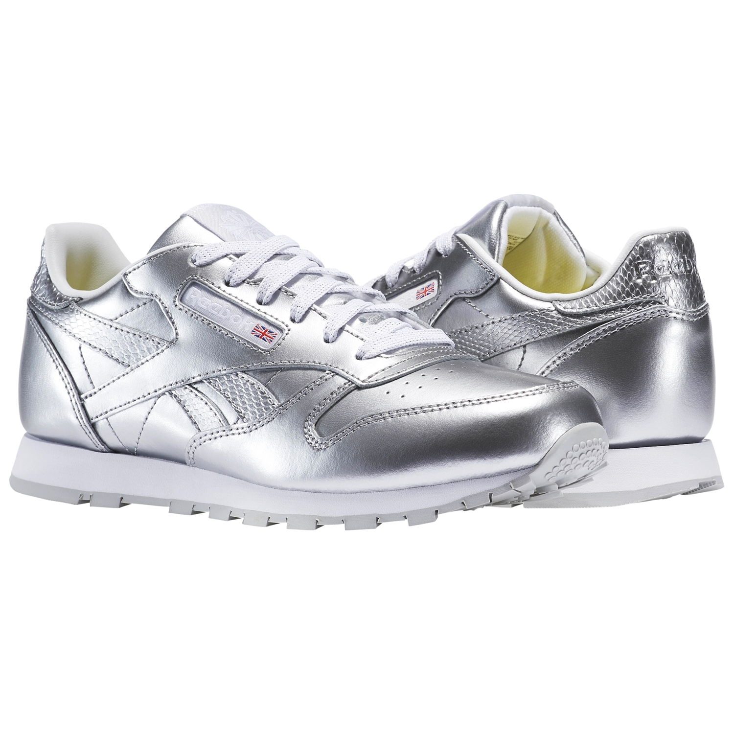 Reebok Classic Leather Silver Junior