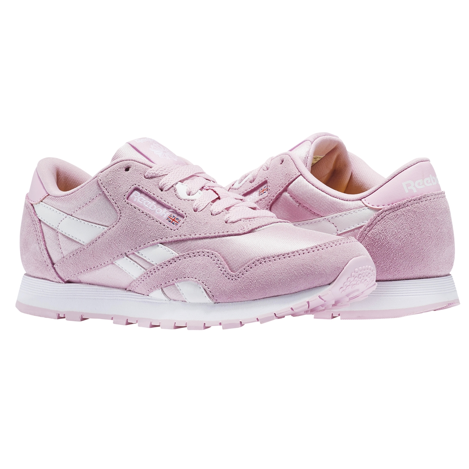 reebok classic nylon hombre rosas