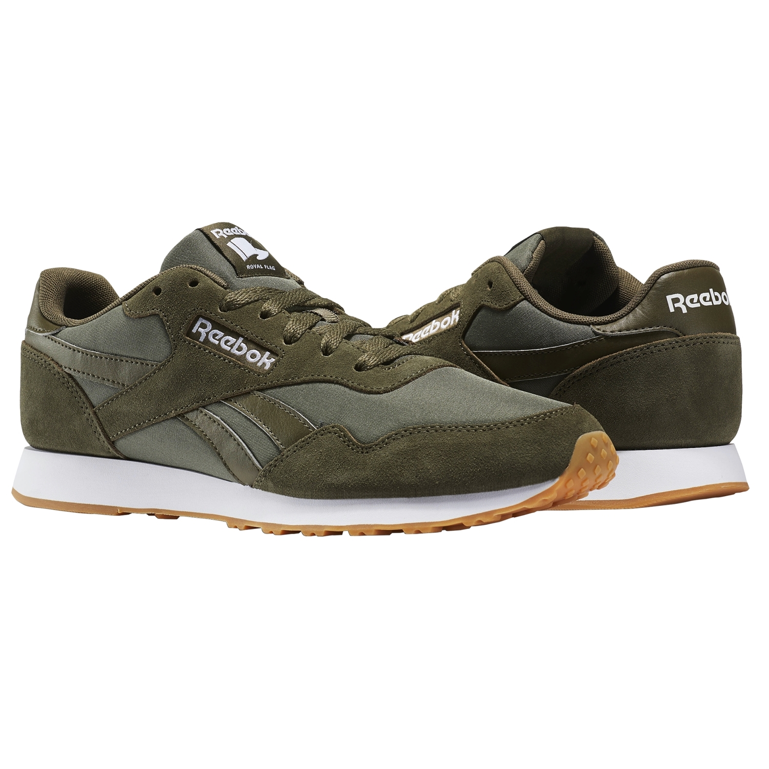 La nuestra solicitud ponerse en cuclillas Reebok Classic Royal Ultra (Army Green/White/Gum)