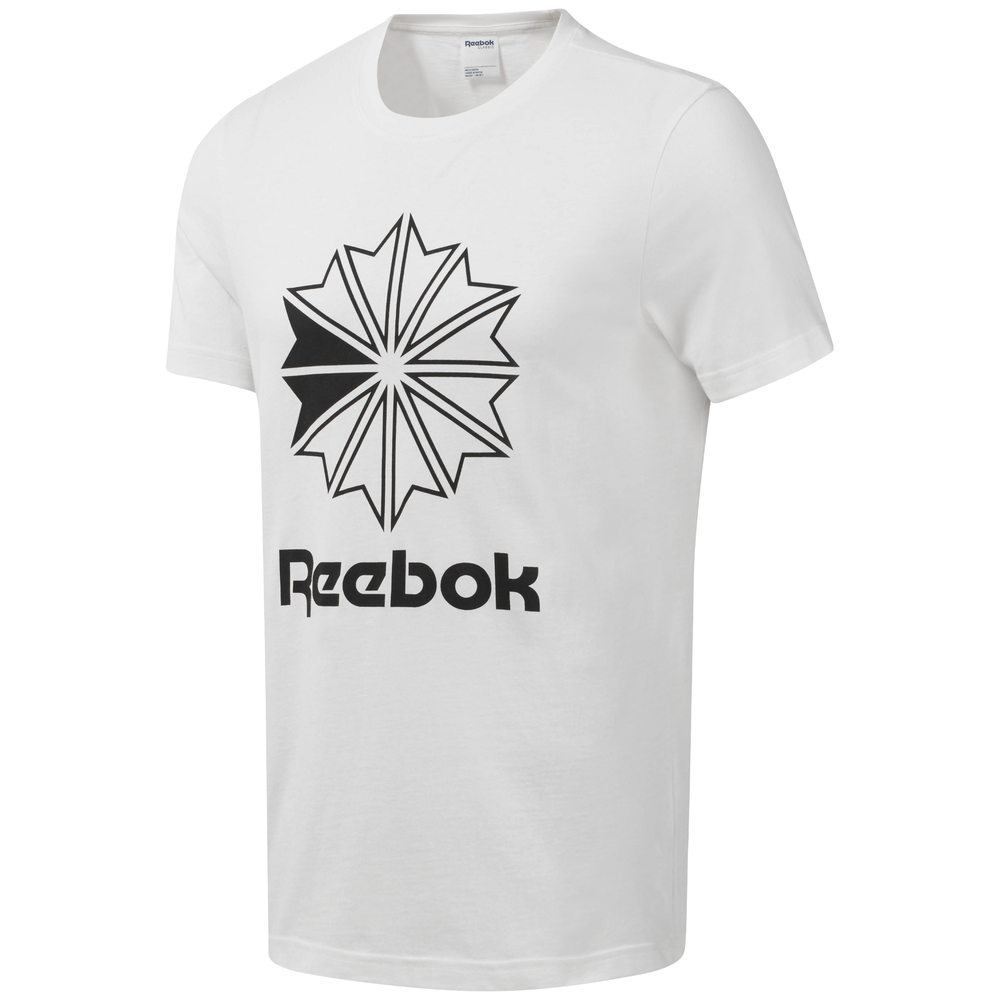 Pantano imponer después del colegio Reebok Classics Big Logo Graphic Tee (black/white)