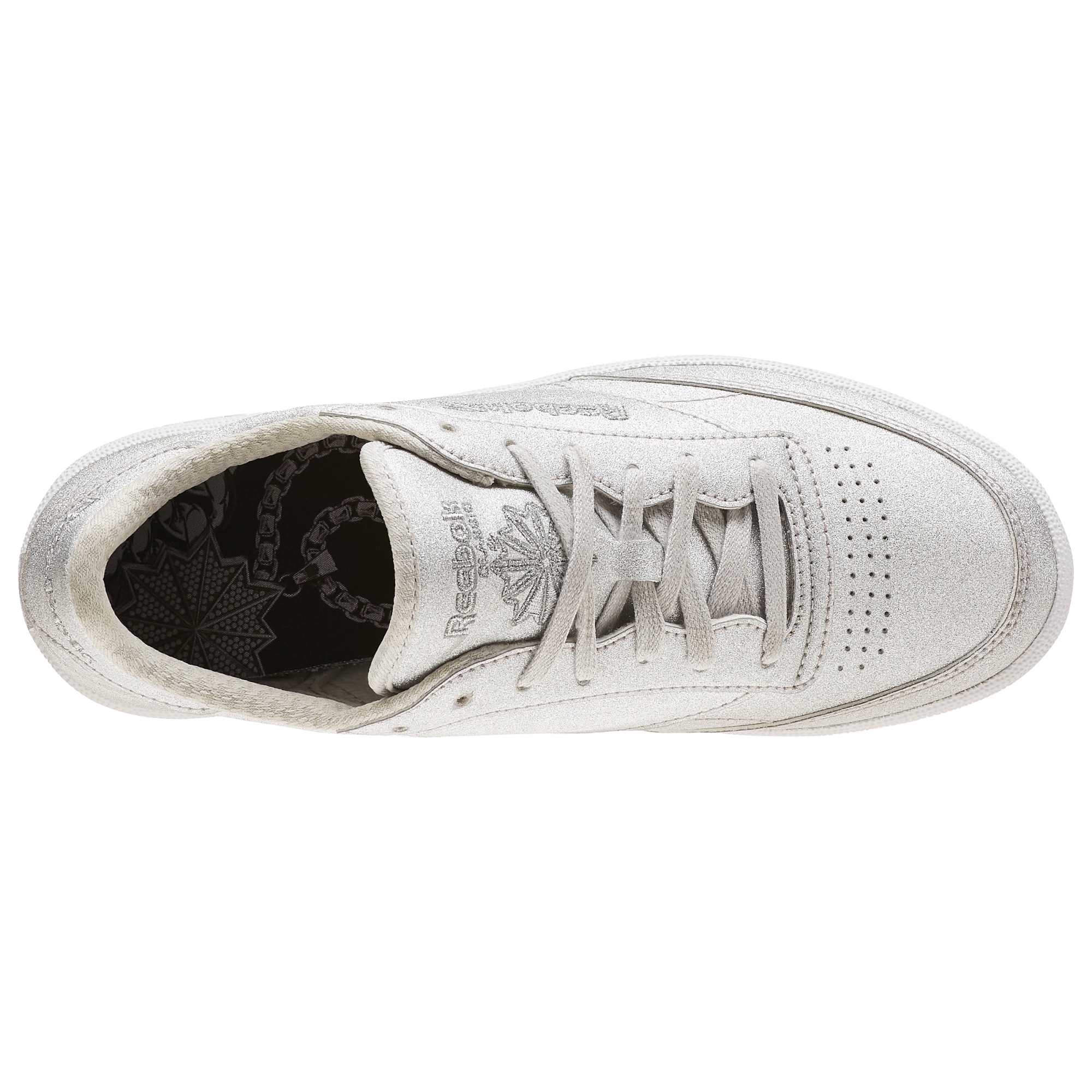 reebok club c 85 hombre plata