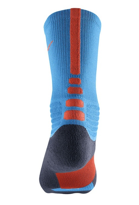 Calcetines Elite Basket Crew (448/azul/gris/naranja)