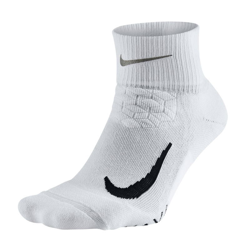 Dinámica Interpretación sombra Unisex Nike Elite Cushion Quarter Running Sock (100)