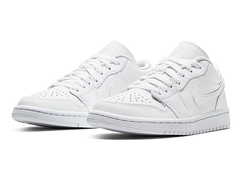White low jordans cheap