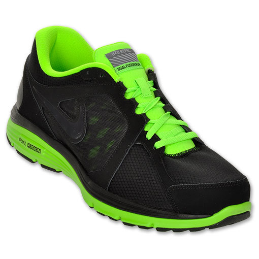 Nike Fusion Run Shld (001/negro/verde lima)