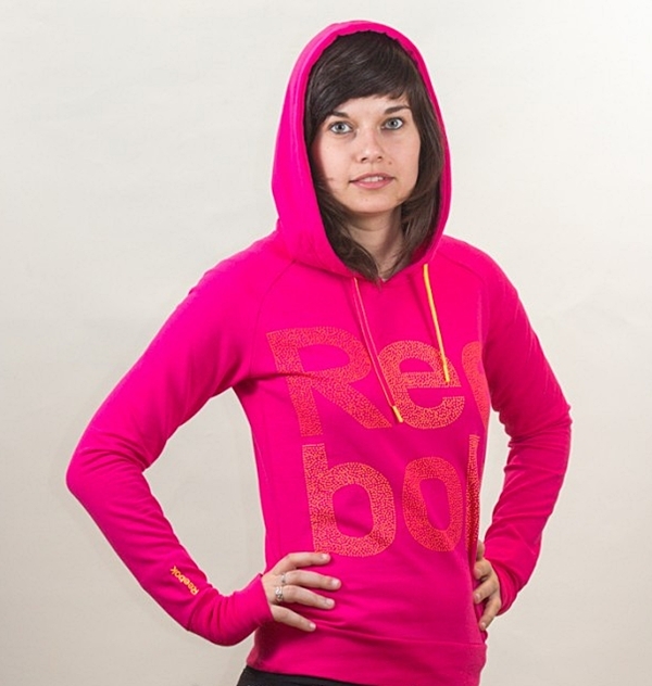sudadera reebok rosas