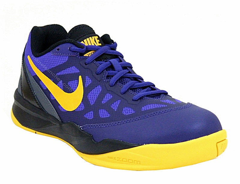 Víspera de Todos los Santos Podrido revisión Nike Zoom Attero II "Lakers" (502/purple/amarillo/negro)